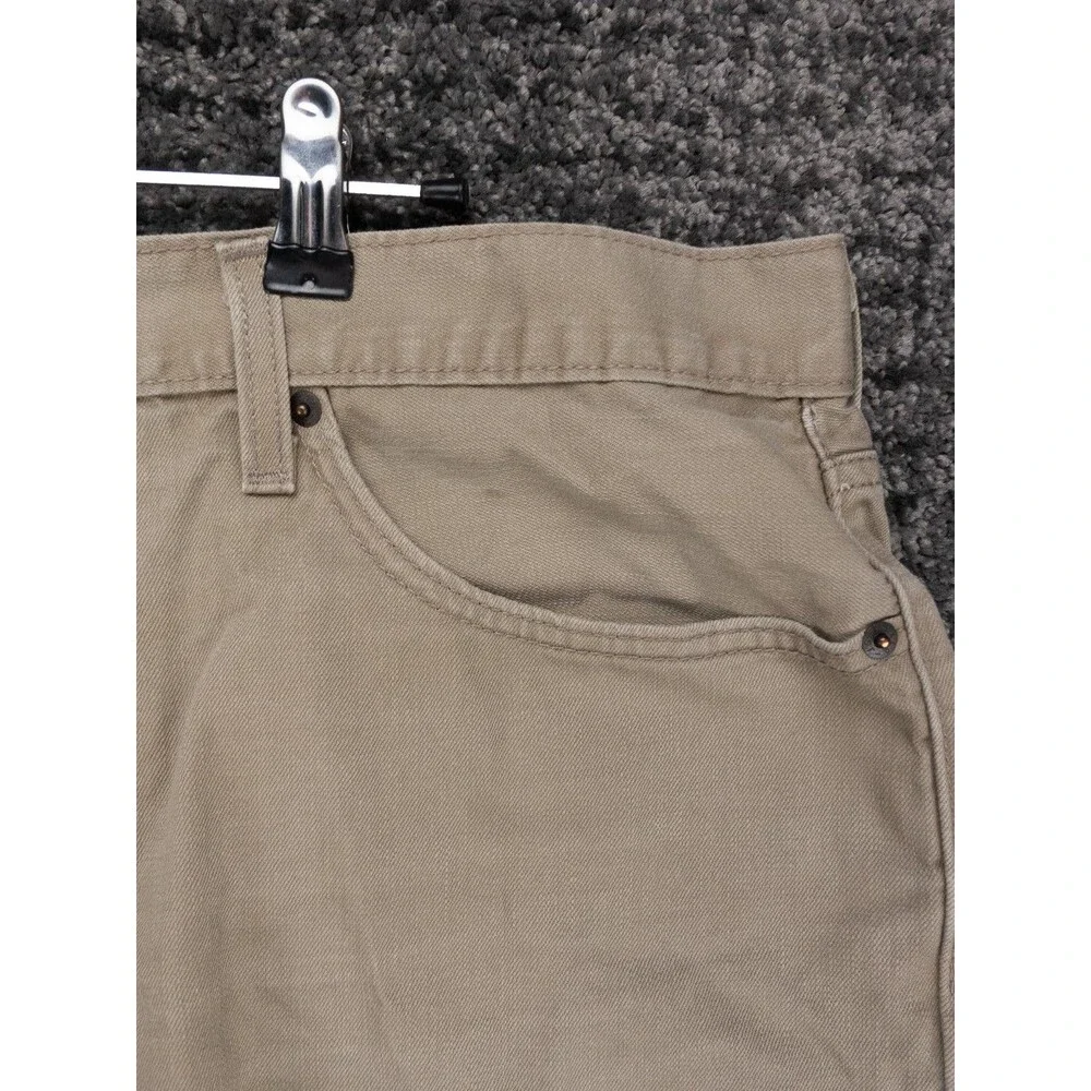 Levis 559 Jeans Mens 38x32 Actual 37x30 Beige Relaxed Fit Straight Leg Denim